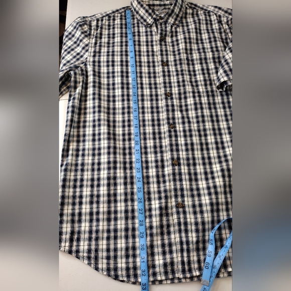 Carhartt Men's Plaid Relaxed Fit Western Cowboy Casual Button Down Shirt Sz L - Picture 6 of 14